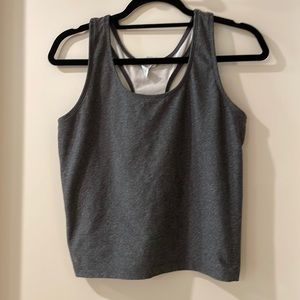Cropped workout tank